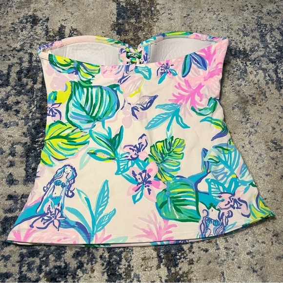 Lilly Pulitzer Lulo Tankini Top & Bottom Mermaid in the Shade Swimsuit Size 6/8 - Picture 5 of 16